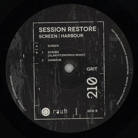 Session Restore - Screen
