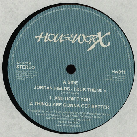 Jordan Fields - I Dub The 90's