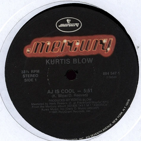 Kurtis Blow - AJ Is Cool