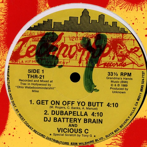 DJ Battery Brain & Vicious C - Get On Off Yo Butt