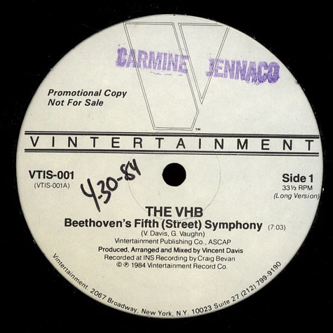 The VHB - Beethoven's Fifth (Street) Symphony