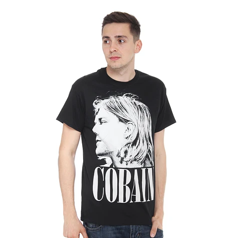 Kurt Cobain - Side View Photo T-Shirt