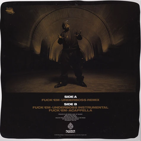 Lord Finesse - Fuck ‘Em Underboss Remix Black Vinyl Edition