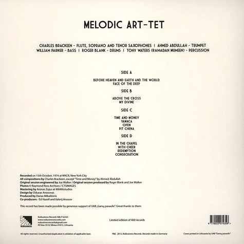 Melodic Art-Tet - Melodic Art-Tet