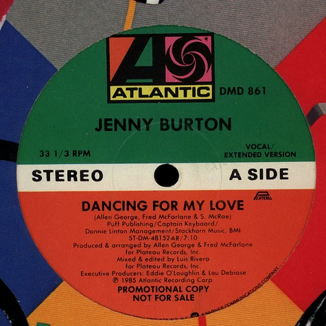 Jenny Burton - Dancing For My Love