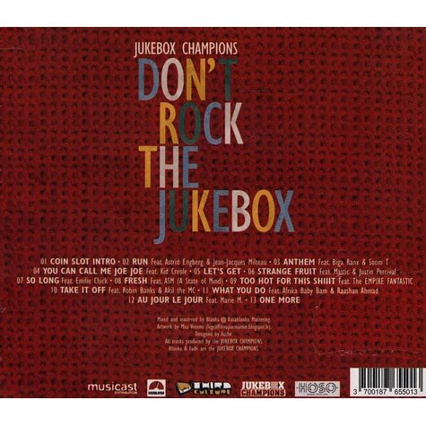Jukebox Champions (Blanka of La Fine Equipe & Fade of ASM) - Don't Rock The Jukebox