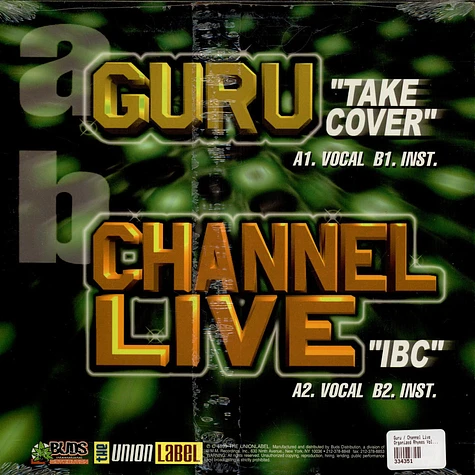 Guru / Channel Live - Organized Rhymes Volume 1