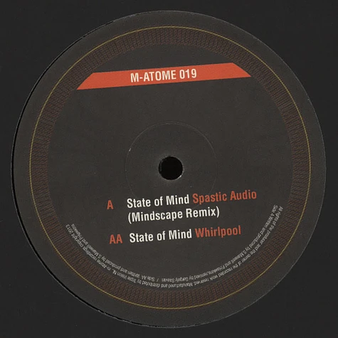 State Of Mind - M-Atome 019