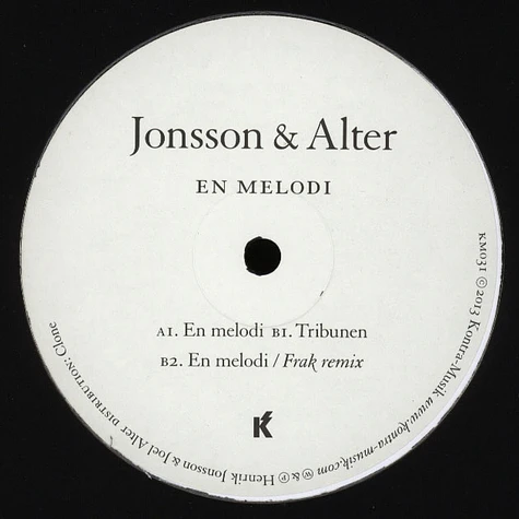 Jonsson & Alter - En Melodi