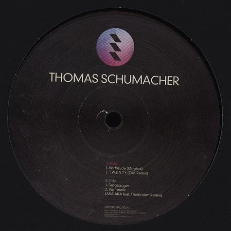 Thomas Schumacher - Vorfreude Ep