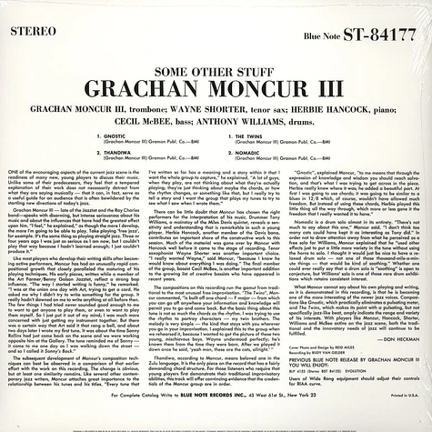 Grachan Moncur III - Some Other Stuff