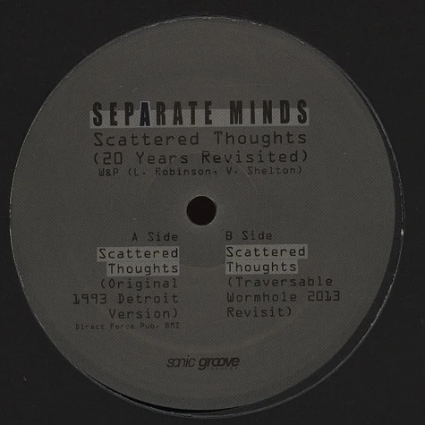 Separate Minds - Scattered Thoughts (20 Years Revisited)