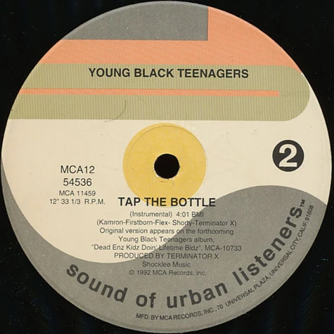Young Black Teenagers - Tap The Bottle