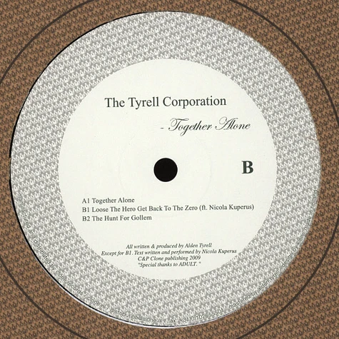Tyrell Corporation - Together Alone (2018 reissue)