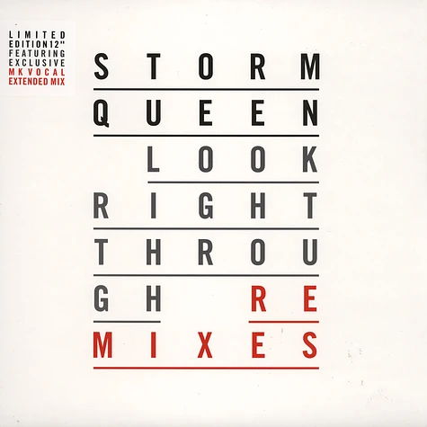 Storm Queen (Morgan Geist & Damon C. Scott) - Look Right Through Remixes