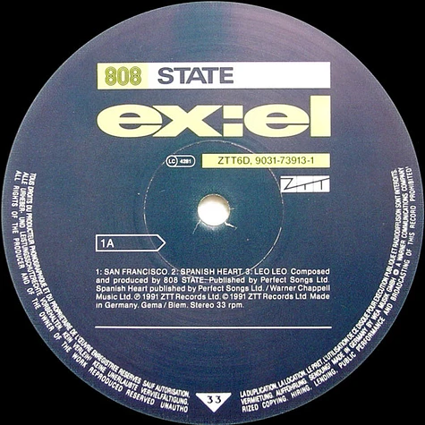 808 State - ex:el