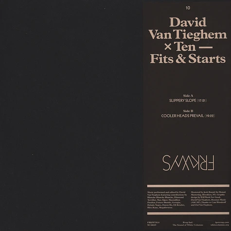 David Van Tieghem X Ten - Fits & Starts EP