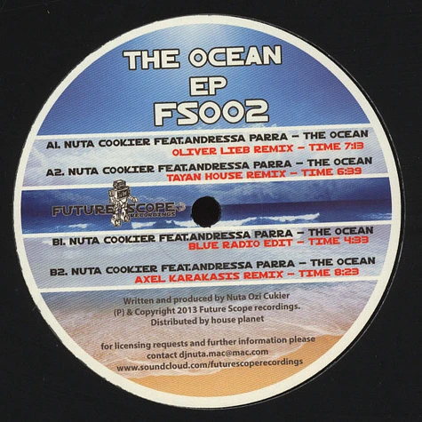 Nuta Cookier - The Ocean EP feat. Andressa Parra