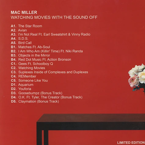 Mac Miller - Watching Movies With The Sound Off Colored Vinyl Edition