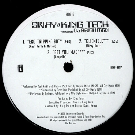 Sway & King Tech Featuring DJ Revolution - Get You Mad