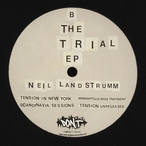 Neil Landstrumm - The Trial EP