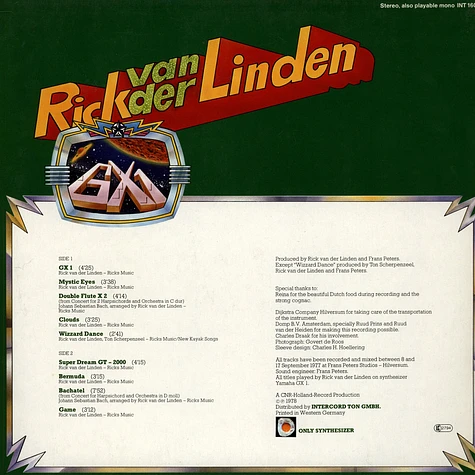 Rick van der Linden - GX1