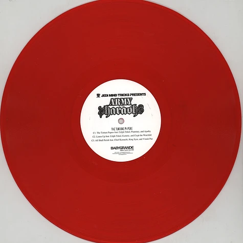 Army Of The Pharaohs - The Torture Papers Red Vinyl Edition
