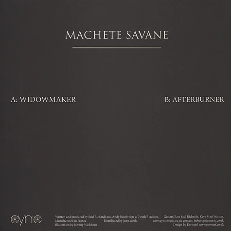 Machete Savane - Widowmaker EP