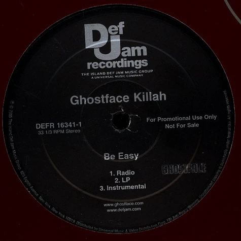 Ghostface Killah - Be Easy