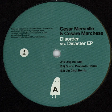 Cesar Merveille & Cesare Marchese - Disorder vs. Disaster EP