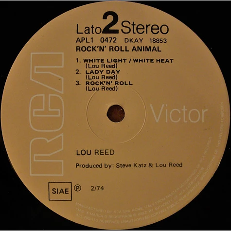 Lou Reed - Rock N Roll Animal