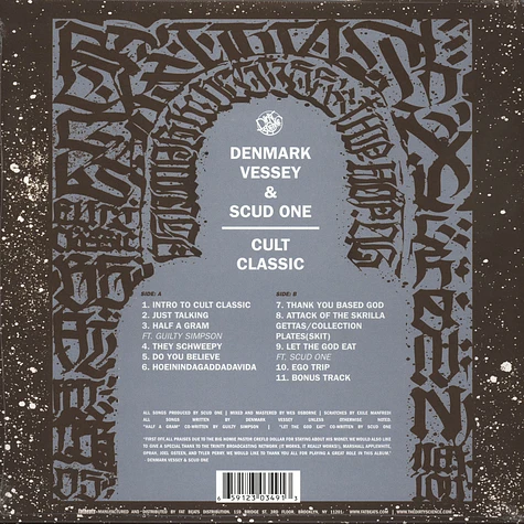 Denmark Vessey & Scud One - Cult Classic Blue / Beige Vinyl Edition