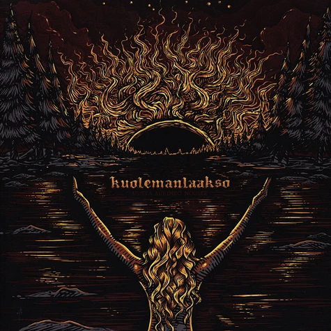 Kuolemanlaakso - Musta Aurinko Nousee EP Red Vinyl Edition