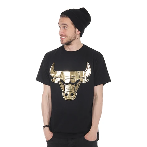 Mitchell & Ness - Chicago Bulls NBA Big Logo Traditional T-Shirt (Black&Gold Pack)