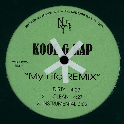 Kool G Rap - My life remix