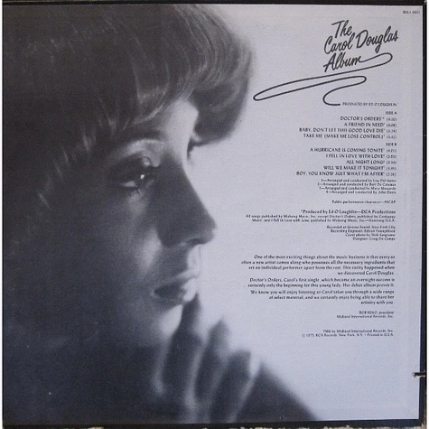 Carol Douglas - The Carol Douglas Album