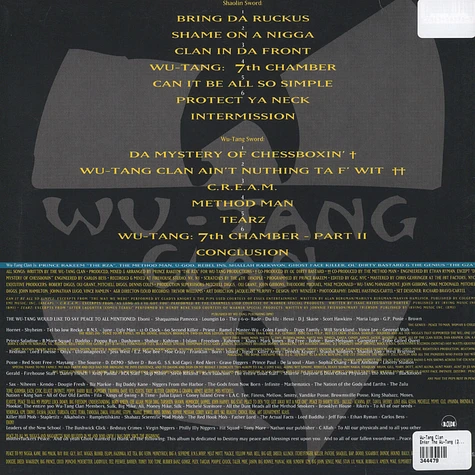 Wu-Tang Clan - Enter The Wu-Tang (36 Chambers)