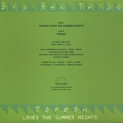 Big Ben Tribe - Tarzan Loves The Summer Nights