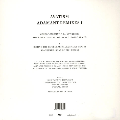 Avatism - Adamant Remixes Part 1
