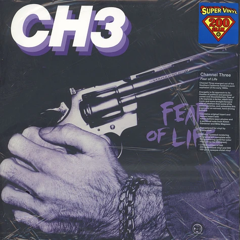 Channel Three - Fear of Life Black Vinyl Edition