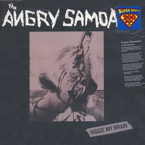 Angry Samoans - Inside My Brain Black Vinyl Edition