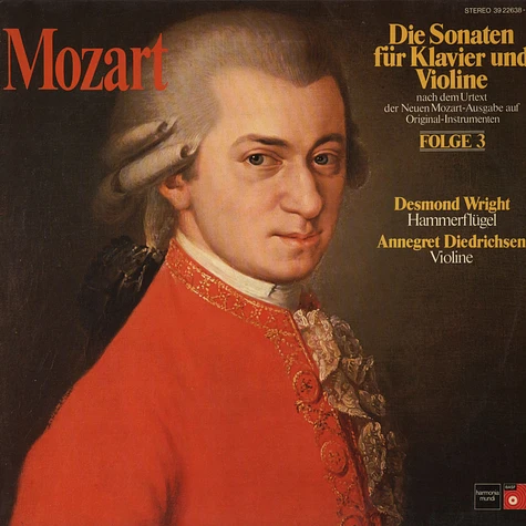 W.A. Mozart / Desmond Wright / Annegret Dietrichsen - Die Sonaten für Klavier und Violine Folge 3