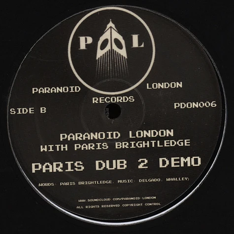 Paranoid London - Paris Dub 2 Feat. Paris Brightledge
