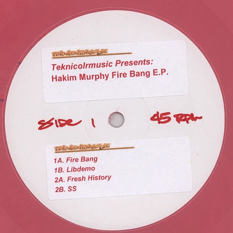 Hakim Murphy - Fire Bang EP
