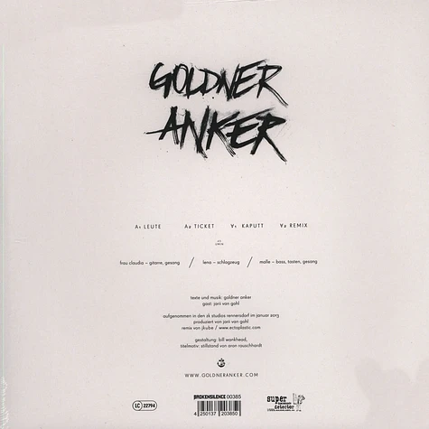 Goldner Anker - Jetzt Ist Es Kaputt EP