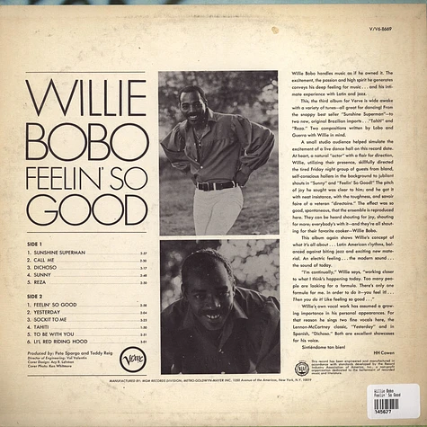 Willie Bobo - Feelin' So Good