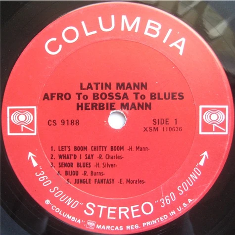 Herbie Mann - Latin Mann (Afro To Bossa To Blues)