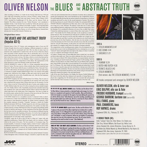 Oliver Nelson - The Blues And The Abstract Truth