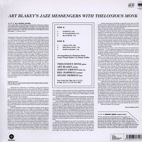 Thelonious Monk & Art Blakey - With Thelonious Monk