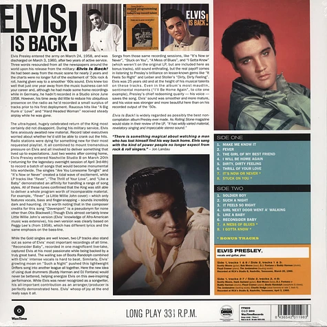 Elvis Presley - Elvis Is Back!